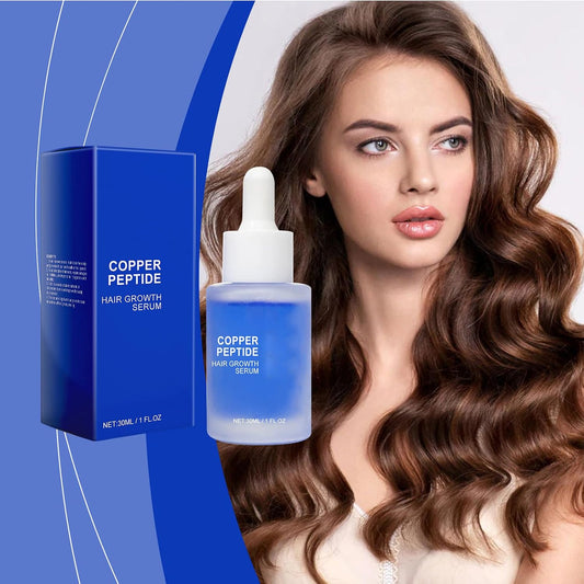 Copper Peptide Serum for Hair Loss & Growth, Multi-Peptide Serum for Hair Density, Unisex-Adults, Unscented, 30ML