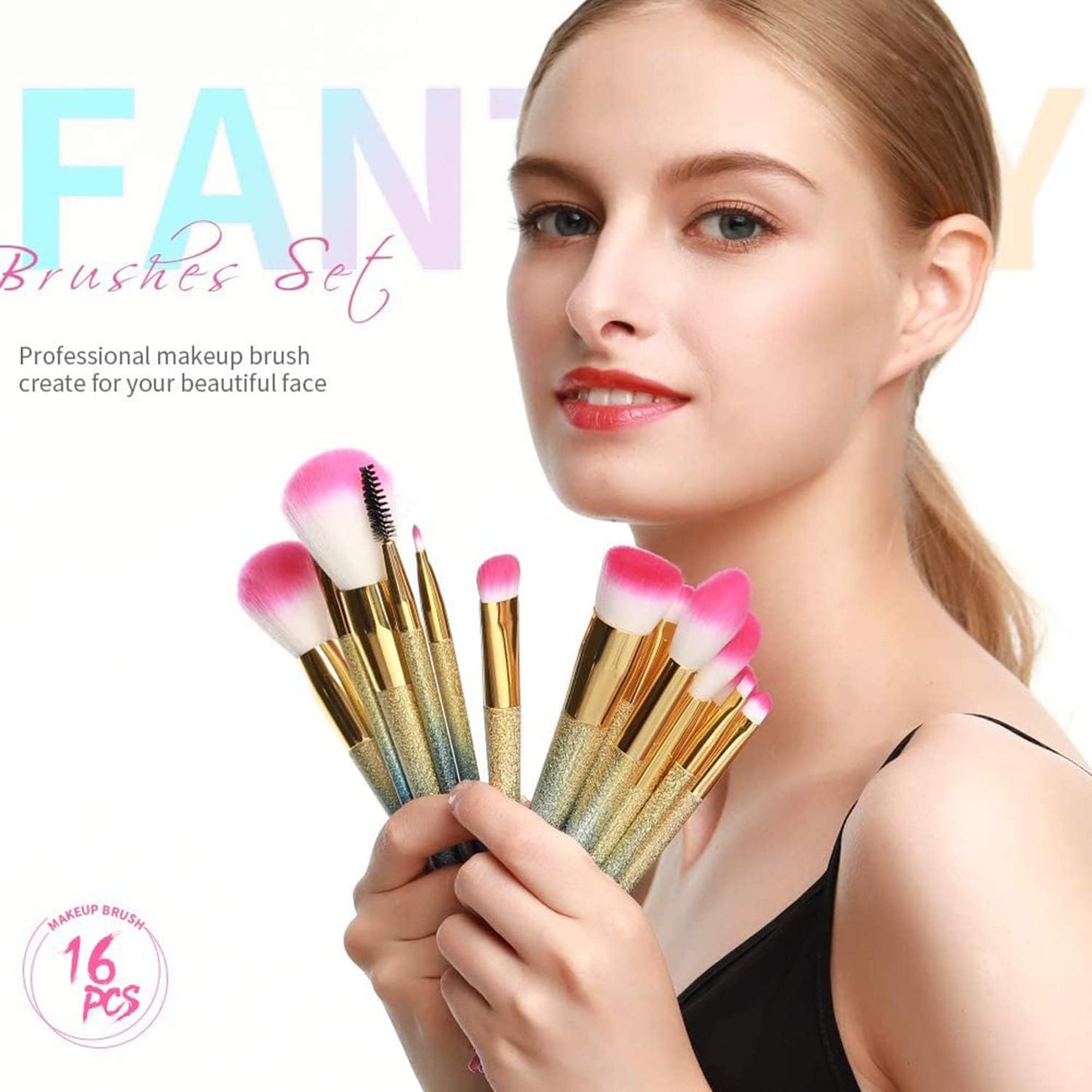 Makeup Brushes Set, Professional Make up Brushes with Gift Box, Foundation Eyebrow Concealer Eyeshadow Bronzer Blush Contour Powder Eyeline Lip Makeup Brush Set