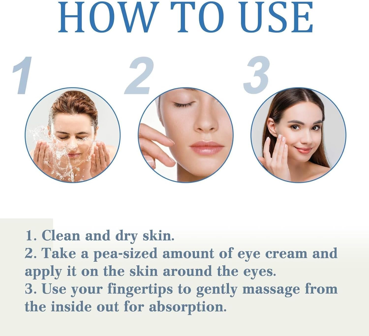 Peptide Depuffing Eye Serum, Awaken Peptide Lifting Eye Gel, Anti-Aging Moisturizing Eye Cream Reduces Puffiness, Remove Eye Bags, Wrinkles, Dark Circles, 20G (1Pcs)