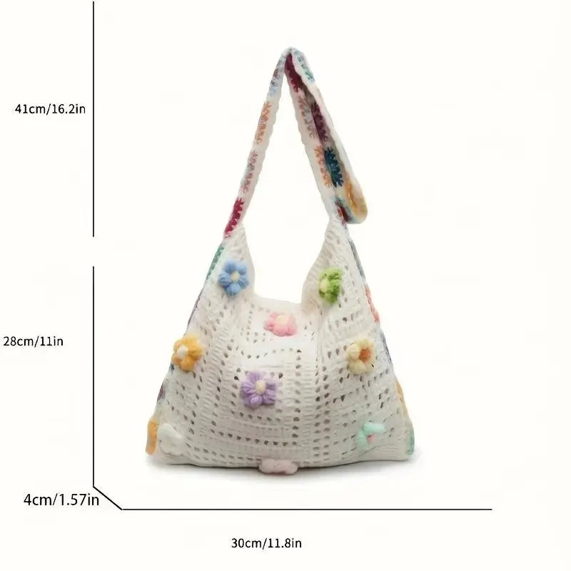 Chic Women’s Retro Floral Patchwork Messenger Bag - Boho Crossbody Purse for Everyday Adventures